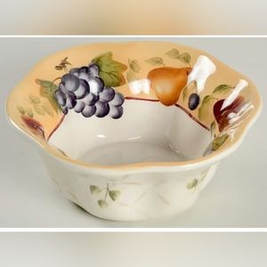 2 Celebrating HOME stoneware collection fruit bowls